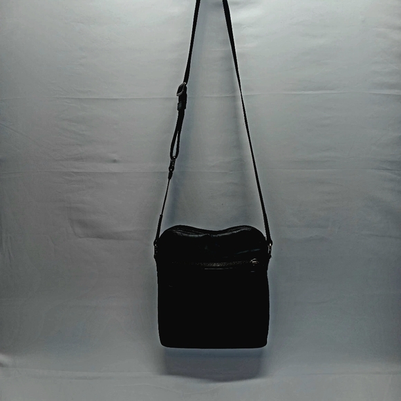 Coach F73338 Houston Flight Bag Black Embossed Signature Leather GUC - Picture 3 of 16